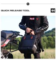 Rhinowalk-alforja lateral para Motor de motocicleta, 20L, 1 o 2 uds., Universal, impermeable, bolsa interior extraíble, alforja Lage - details 3