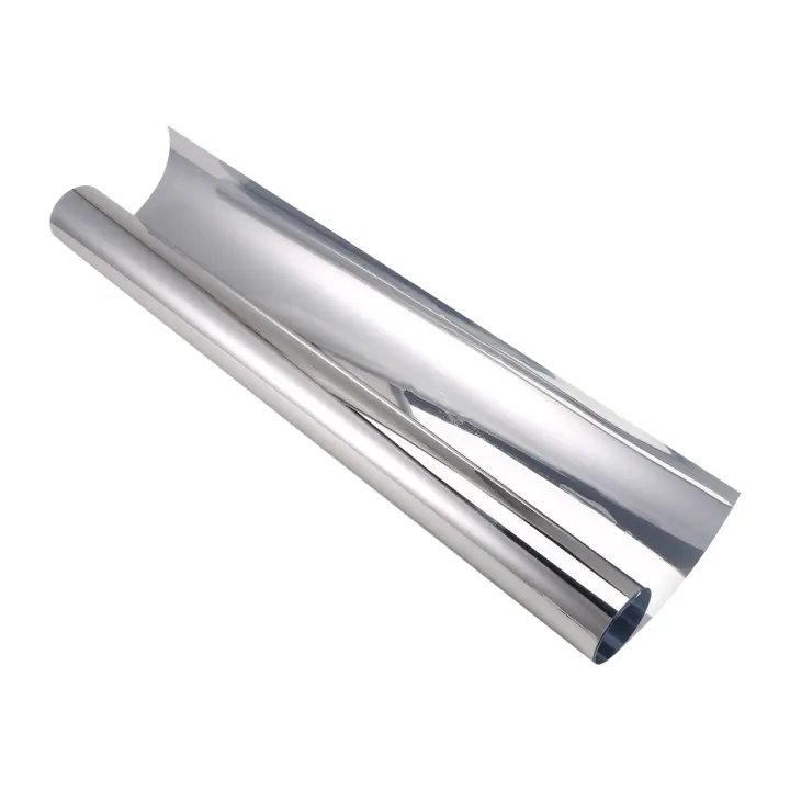 Adhesivo de pared de espejo, decoración de habitación autoadhesiva rectangular, películas para muebles de alta calidad, lámina de espejo de 50x50cm - 1