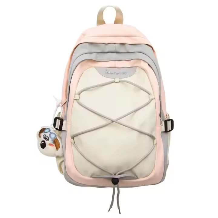 Mochilas informales de gran capacidad para la escuela, bolsos de Nylon versátiles 2025 para mujer con cremallera, nuevo estilo, - 1