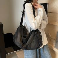 Bolso Tote Estilo Japonés Coreano para Mujer, Nuevo Diseño 2025 - Bolso Bandolera Versátil de Gran Capacidad para Viajes y Desplazamientos, Bolso de Hombro Casual Negro Duradero con Estética Minimalista - details 0