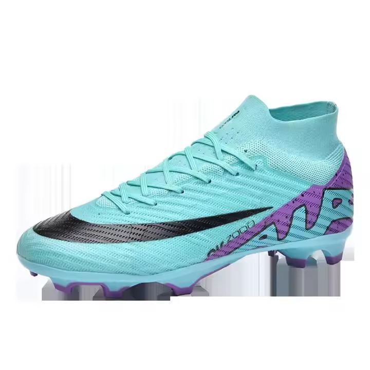 Venta al por mayor de zapatos de fútbol para hombre de diseño de marca, botas de fútbol transpirables, botas de goma para niños para primavera y otoño, deportes al aire libre disponibles en EE. UU. - 1