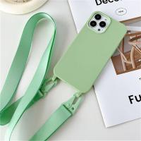Funda de silicona mate con cordón y correa para collar cruzado para iPhone 16 15 14 Pro Max 11 12 13 XR X XS 6 7 8 Plus SE cubierta a prueba de golpes - details 15