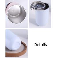 Botella de agua de acero inoxidable a prueba de fugas con tapa, taza térmica, vaso de café, tazas de cerveza, 300ml - details 4