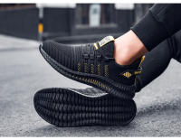 Zapatillas de deporte a la moda para hombre, zapatos informales de malla con cordones, zapatillas ligeras transpirables para caminar, zapatos para hombre de talla grande, zapatos Tenis de verano - details 15