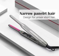 Mini plancha de pelo con placa delgada de 8mm, cortadora de pelo con bigote de Iron Man, revestimiento cerámico para rizador de pelo corto - details 1