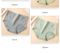 Bragas de Algodón de Talla Grande para Mujeres 4Pcs/Set Ropa Interior de Cintura Alta Sexy Lencería Transpirable Diseño de Corte Alto Lavable a Mano - details 7