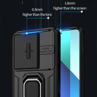 Funda de teléfono para Xiaomi Redmi Note 13 4G, carcasa dura, soporte trasero, protección de lente a prueba de golpes - details 0
