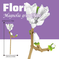 Building block bouquet simulation of flowers female gift assembly small particle building block children's assembly toy - details 9