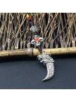 LLavero de campana de Vajra budista tibetana para hombre y mujer, colgante de joyería hecho a mano, cordón, campana de mano, cuerda tejida, colgadores de coche - details 1
