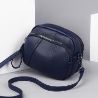 Glovento Bolsos Mujer 2025 Cuadrada |   Piel Suave Clavos ZIP |   Anuda Para Teléfono Minimalista Negro - details 5