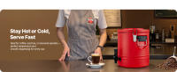 Dispensador de bebidas aislado SucceBuy, contenedor térmico para bebidas frías y calientes de 3 galones/11.4 L con grifo, jarra enfriadora de grado alimenticio con interior de acero inoxidable, ideal para té, café, catering y uso en exteriores - details 6