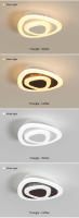 TOMAXIN 24CM Coffee White Square Acrylic LED Light For Room Ceiling Lights Bedroom Aisle Lights Ceiling Lamp Indoor Lighting - details 12