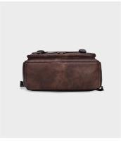 Mochila de cuero para hombre, bolso de negocios para ordenador portátil de 15,6 pulgadas, de gran capacidad, para viaje y colegio - details 16