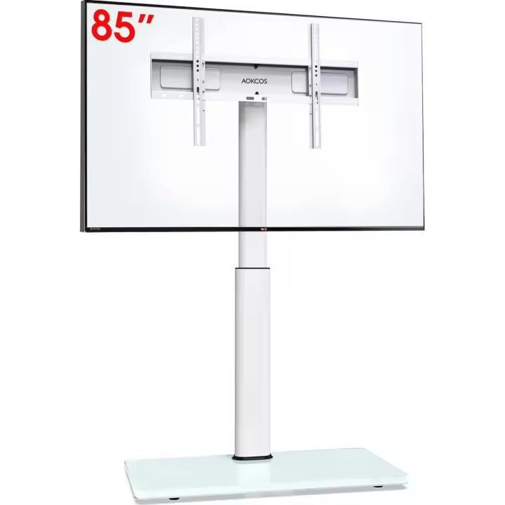 Pie Suelo para 32-85 Pulgadas, Inclinable y Giratorio y Altura Ajustable, Universal máx VESA 600x400mm 50kg - 1