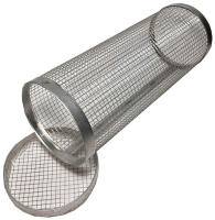 Cesta de Barbecue de Acero Inoxidable para Camping al Aire Libre con Malla de Alambre y Garfork Portátil Herramientas de Barbacoa Redonda - details 1