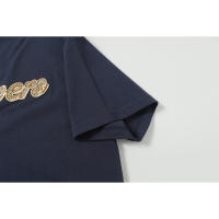 Nueva colección de verano con logotipo impreso frontal, camiseta deportiva de algodón puro con cuello redondo para hombre, camisa informal de estilo básico para pareja - details 7