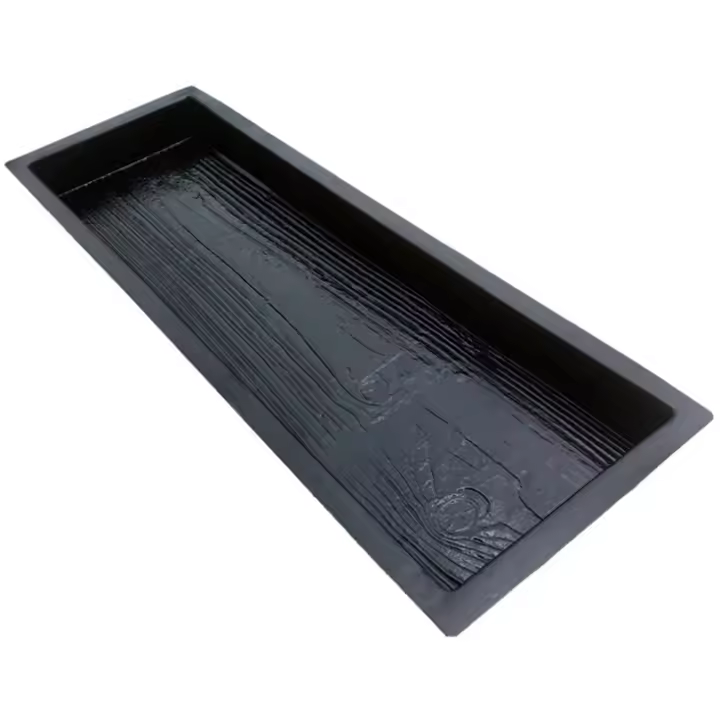 Molde de imitación de grano de madera para pavimento de camino, bricolaje, ladrillo de cemento, pavimento escalonado, molde de hormigón de carretera - 1
