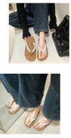 Verano nuevo casual pisando mierda sintiendo chanclas de gran tamaño las mujeres usan zapatillas geniales de moda de lunares con punta de fondo plano. - details 7