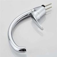 Grifo de latón, grifo mezclador de fregadero de cocina con caño giratorio de un solo mango frío y caliente, grifos de lavabo - details 5