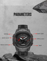NORTH EDGE MARS3 reloj táctico  para hombre, pulsera deportiva resistente al agua hasta 50M, material de fibra de carbono - details 8