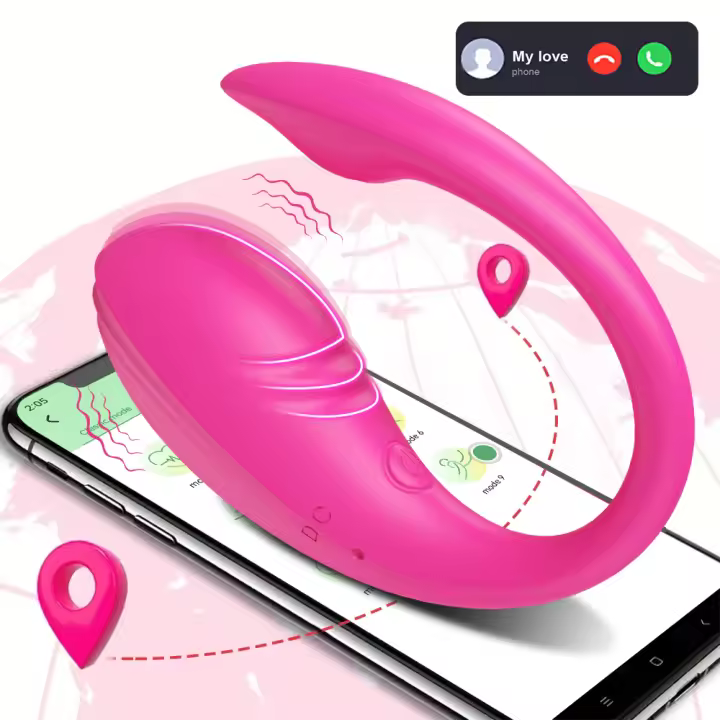 Control por APP Huevo Vibrador de Amor Vibrador de Bragas para Mujeres Estimulador de Punto G de Vagina Interacción Juguete Sexual para Adultos para Parejas. - 1