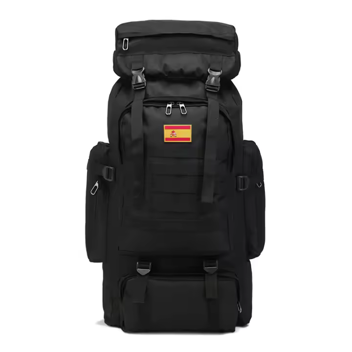 Mochila de senderismo de 80L, bolsa impermeable al aire libre, estilo táctico militar, multifuncional para acampar y montar - 1