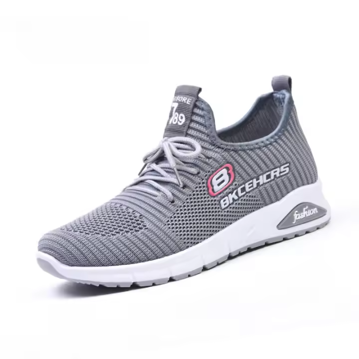 Zapatos de mujer de moda, tejidos con cordones, zapatos casuales, zapatillas deportivas para mujer - 1