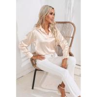 Camisa de satén para mujer, blusa de manga larga, nuevo estilo primavera/verano, ropa de mujer - details 64
