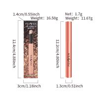 Barritas de sombra de ojos con brillo mate, sacapuntas incorporado, resistente al agua, masilla de piedra de bronce perla, plumas de sombra de ojos de amatista ahumada ﻿ - details 10