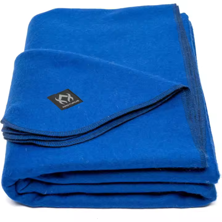 Arcturus Manta de Lana Militar, 4.4 Libras, cálida, Gruesa, Lavable, Grande de 64 x 88 Pulgadas, Ideal para Camping, al Aire Libre, Eventos Deportivos y Kits de Supervivencia (Dorado) - 1