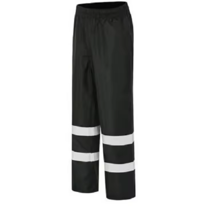 Pantalones de lluvia reflectantes de doble capa de seguridad, pantalones Oxford impermeables para senderismo, impermeable cómodo, pantalón Cargo para hombre, escalada - 1