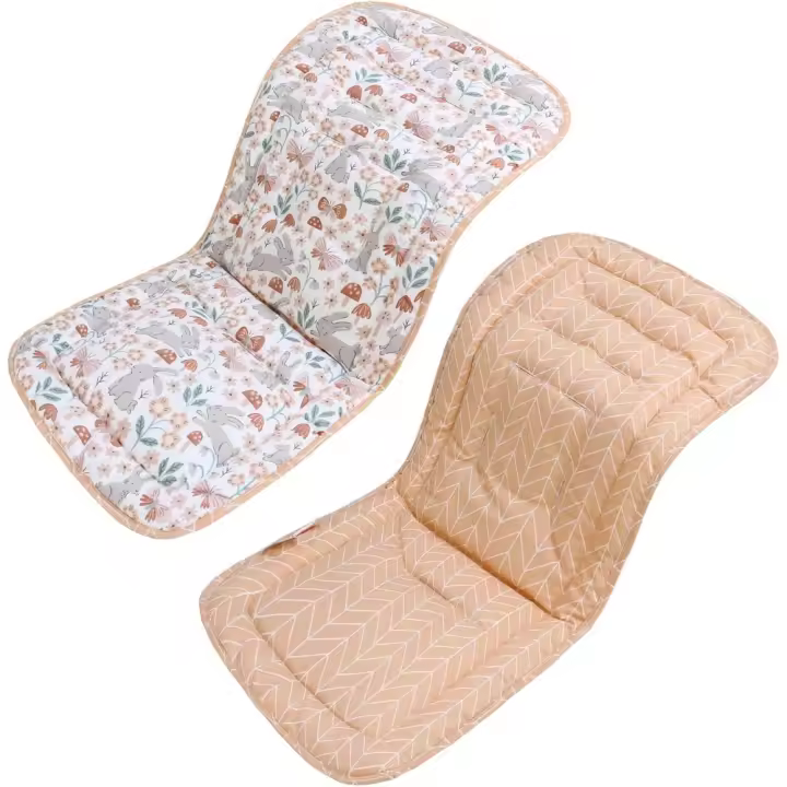 Colchoneta Silla Paseo Universal, Funda de Algodón para Carrito de bebé, Funda Universal de Doble Cara - 1
