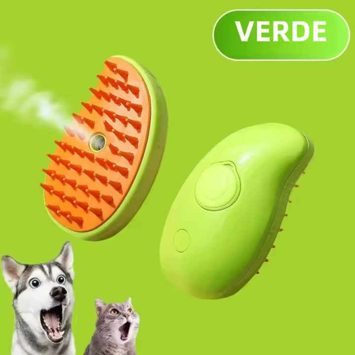 Cepillo de Baño para Gatos Eléctrico con Agua Suave de Silicona Ideal para Crias y Mascotas - 1