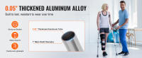 SucceBuy Muletas para axilas, muletas de aluminio ligeras y ajustables en altura de 13 niveles con almohadillas suaves para las axilas - details 2
