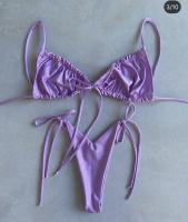 2020 traje de baño para mujer, bikini con tirantes, traje de baño liso de doble cara, bikini sexy, fiesta en la piscina, esencial, nuevo - details 24