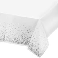 Mantel de 274x137cm, cubierta de mesa de puntos negros bronceados para adultos, suministros para fiesta de feliz cumpleaños, decoraciones de boda, decoración navideña - details 7