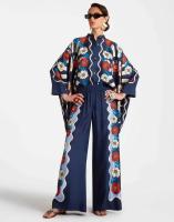 Conjunto de Pantalones de Moda Callejera para Mujer Owwu Estilo Vintage con Manga Larga y Pantalones Anchos Conjunto de Dos Piezas de Tendencia - details 2