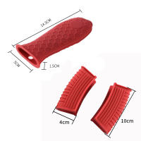 Soporte antideslizante resistente al calor, Clips de silicona para ollas, accesorios de cocina, cubierta protectora para mango de sartén, soporte para mango de olla - details 0