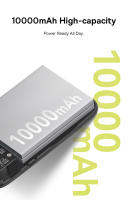 Baseus Power Bank de Carga Rápida 10000mAh, Cable Tipo-C de 30W, Adecuado para Viajes Aéreos, Conector Micro USB - details 9
