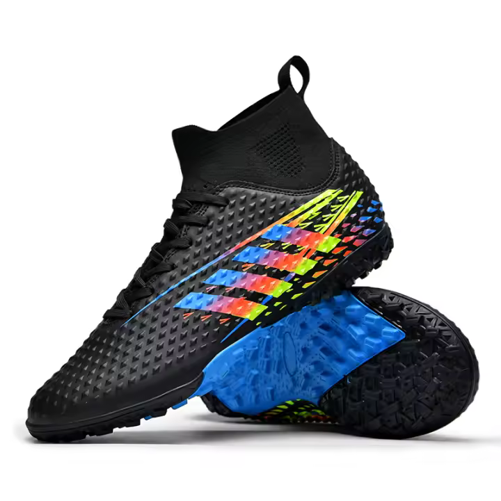 Zapatillas de fútbol unisex, con tachuelas largas y tachuelas rotas, adecuadas para césped y parques infantiles. - 1