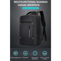 Mochila De Negocios impermeable para hombre, morral escolar con USB de 15,6 pulgadas, para ordenador portátil, de gran capacidad - details 0