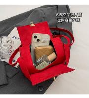 Bolso de mano rojo de Año Nuevo, bolsa cuadrada pequeña versátil de gama alta, bolso cruzado pequeño, moda de otoño e invierno, 2024 - details 5