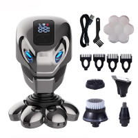 5 IN 1 Electric Shaver For Men Bald Head Hair Clipper Nose Trimmer 7 Floating Blade Head Shaving Rechargeable Beard Knife Razor - details 0
