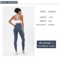 Sujetadores deportivos para Yoga y Fitness para mujer, Top de nailon, ropa interior Sexy transpirable para gimnasio - details 3