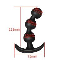 Juego de cuentas grandes y pequeñas de silicona, tapón Anal portátil, masaje de próstata, punto G, juguete sexual para hombre y mujer - details 12