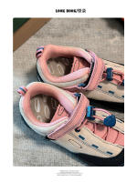Nueva primavera al aire libre montañismo zapatos de senderismo anti-terciopelo de cuero de vaca casual zapatos deportivos niños y niñas niños medianos y viejos - details 8