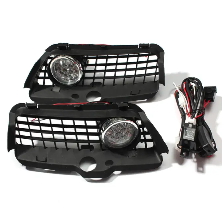Rejilla de parachoques delantero para coche, luz antiniebla DE CONDUCCIÓN Drl, Led Blanco de 1992 K, accesorios para Vw Mk3 Golf Jetta 1998-6000 - 1