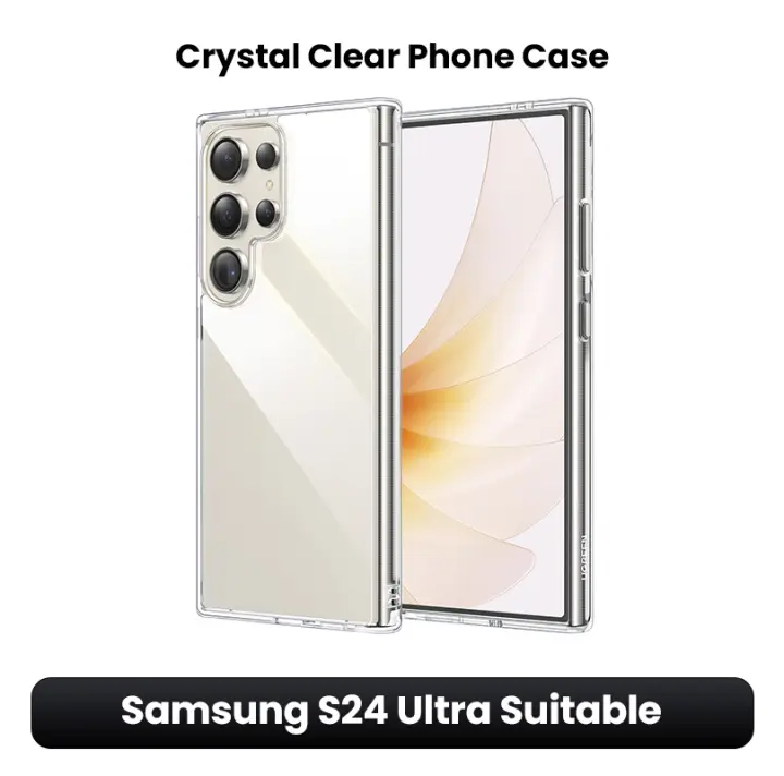 UGREEN Crystal Clear Original Protection Series Funda para teléfono para Samsung S24 Ultra, Transparente - 1