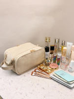Bolsa De Maquillaje Impermeable Para Hombres Y Mujeres Organizador De Gran Capacidad De Cosméticos Bolsa De Viaje Estuche De Toallas De Mano Estilo Fashion - details 9