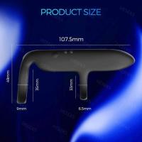 Embalaje privado Sexy HESEKS doble Motor anillo vibratorio funda vibrador extensor agrandar retraso eyaculación erección juguetes sexuales para hombres - details 6